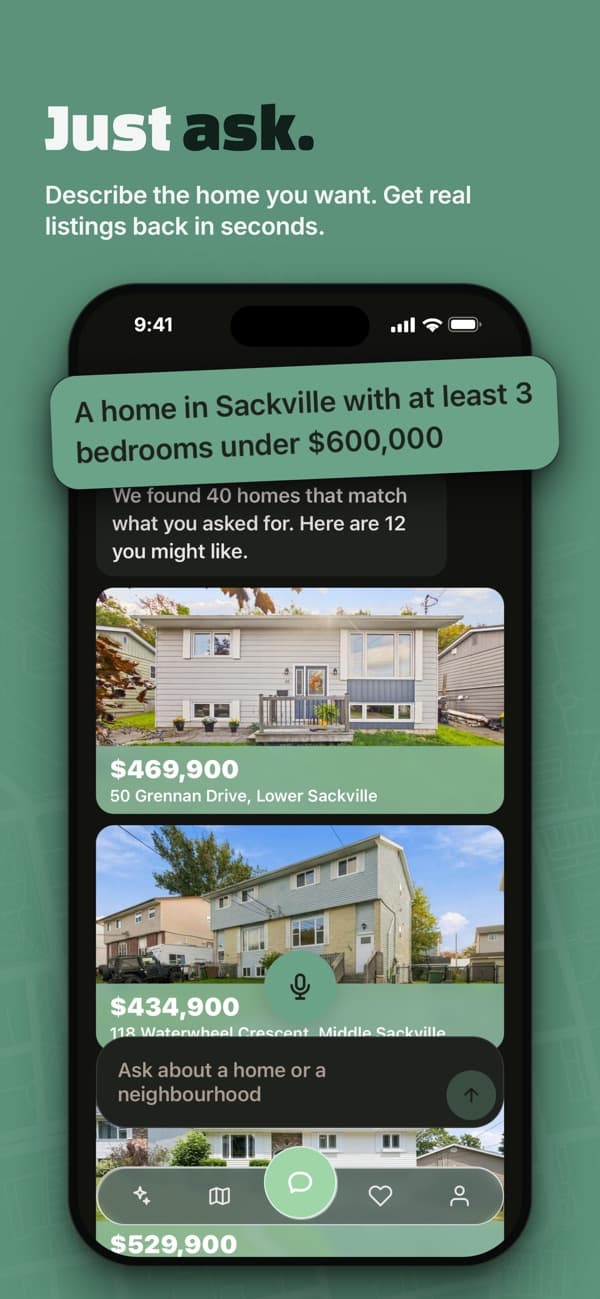 Acres app: Describe the home you want, get real listings